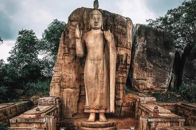 All-Inclusive Private tour in Sri Lankan Island 9 Day HB hotels - Day 2: Dambulla caves, Pidurangala views, and elephant time near Negombo