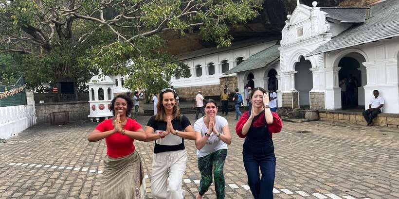From Kandy: Sigiriya and Dambulla Day Trip and Safari - Dambulla Royal Cave Temple: 250 stairs of Buddha images and rock painting