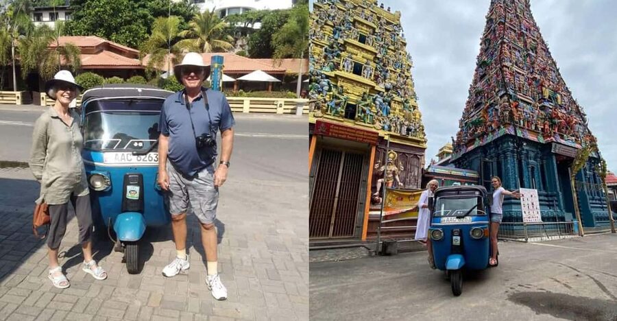 From Negombo: Colombo City Tour by Tuk Tuk with Hotel Pickup - Gangaramaya Temple, mixed styles and details you only catch up close
