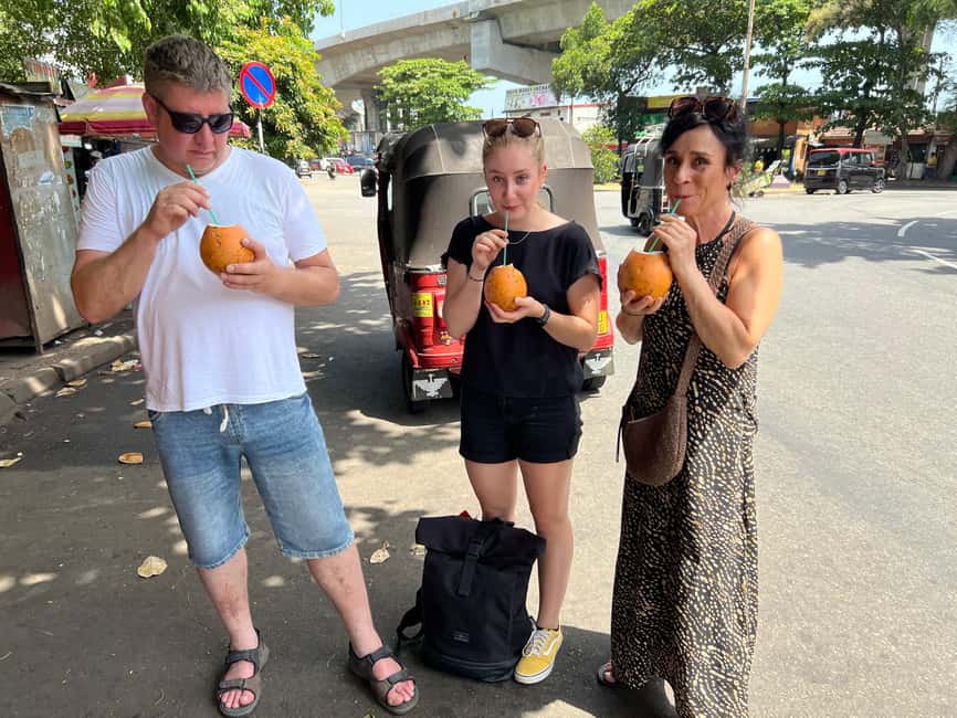 From Negombo: Colombo City Tour by Tuk Tuk with Hotel Pickup - Tea tasting, street food, and how the tour keeps you fed and oriented