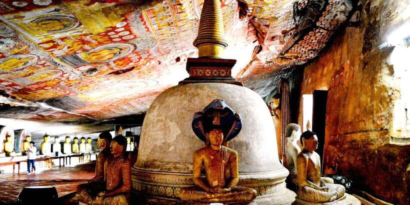 From Negombo: Sigiriya and Dambulla Day Trip and Safari - Lunch, then your choice: village tour or jeep safari
