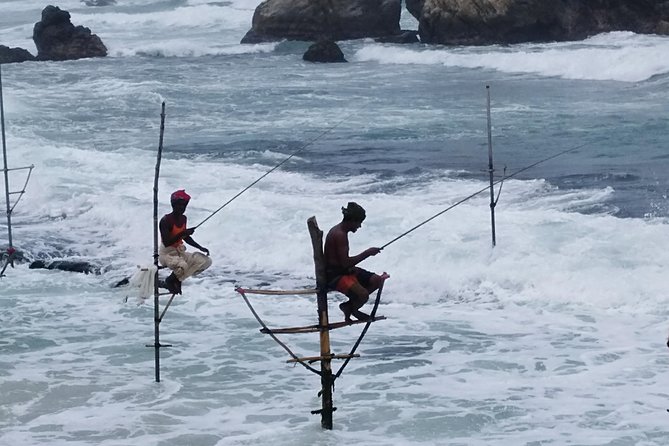 Galle Sightseein Rickshaw Tour - Stilt fishermen in Sri Lanka: tradition, skill, and simple gear