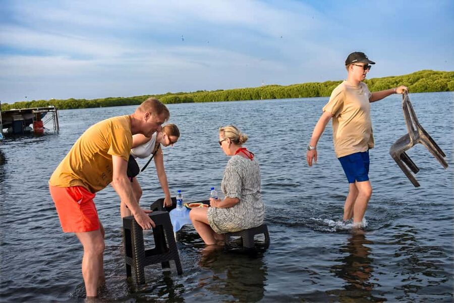 Negombo: Sunset lagoon boat tour with hotel transfers - The small-boat ride: mangroves, channels, and real lagoon ecology