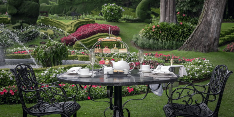 Royal Afternoon Tea at the Grand Nuwara Eliya + Bubbly! - Walking the Grand after tea: photos, fires, and quiet corners