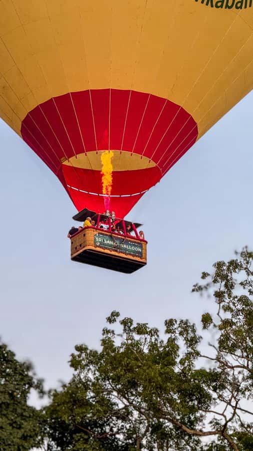 Sigiriya: Hot Air Balloon Ride - Comfort Tips: What to Wear and Bring in the Balloon Basket