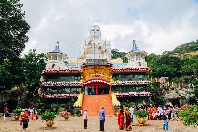 Sigiriya Rock and Dambulla Cave All Inclusive Private Day Trip - Dambulla Cave Temple: painted caves and the big Buddha image
