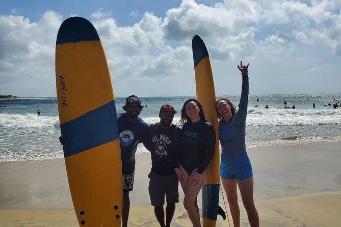 Surf Lessons in Sri lanka Semi - Private or Group Options - Why Weligama (and Arugam Bay options) fit beginner surfing