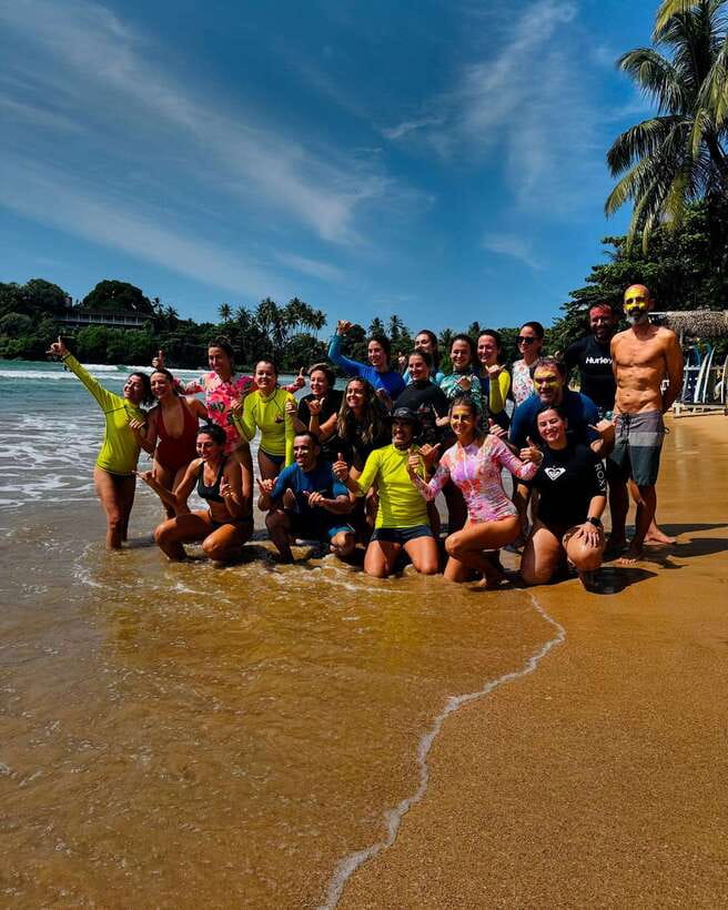Surf School in Unawatuna, Galle - Into the waves: your first rides, coached step by step