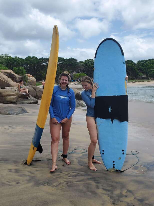 Surf & Stay: Private Surf Lesson in mirissa - Private coaching with Banti, Dani, and Danny in the mix