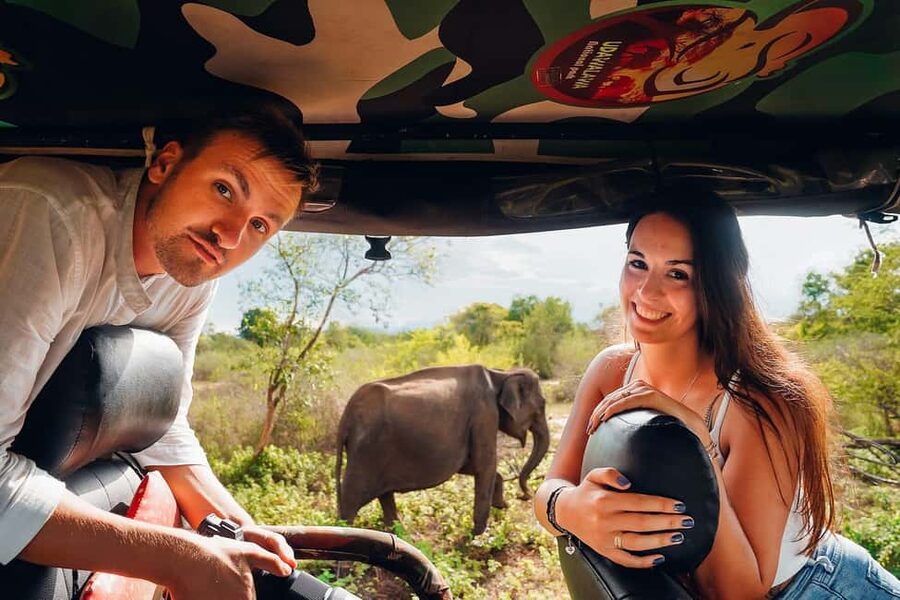 YALA BLOCK 5 & 6 (Weheragala & Lunugamwehera) Safari Tour - Getting picked up around Yala, Tissamaharama, and Kataragama