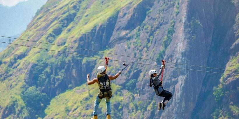 Zip Lining in Ella - Ella’s Tea Hills: Getting to the Zip Line Area